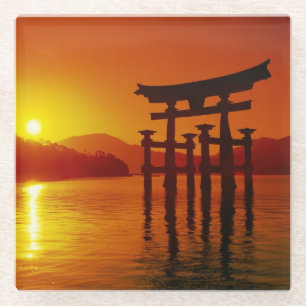 O-Torii Gate, Itsukushima shrine, Miyajima Glass Coaster