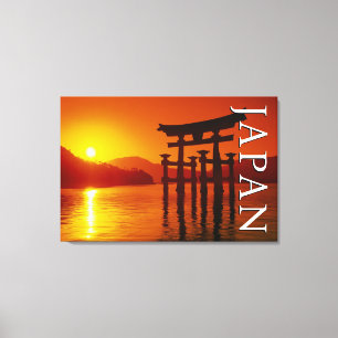 O-Torii Gate, Itsukushima Shrine Miyajima, Japan Canvas Print