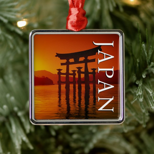 O-Torii Gate, Itsukushima Shrine | Miyajima, Japan Metal Tree Decoration (Tree)