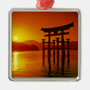 O-Torii Gate, Itsukushima shrine, Miyajima, Metal Tree Decoration
