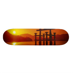 O-Torii Gate, Itsukushima shrine, Miyajima, Skateboard