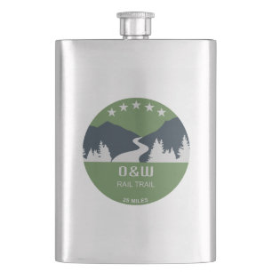 O&W Rail Trail Hip Flask