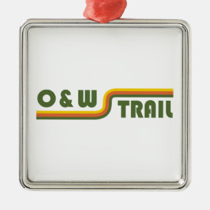 O&W Rail Trail Metal Tree Decoration