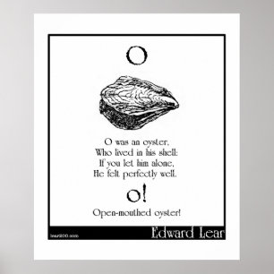 O was an oyster poster