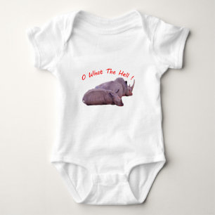 o what the hell ! baby bodysuit