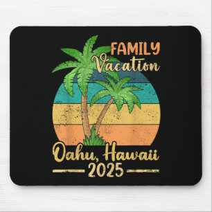 Oahu Hawaii Beach Family Vacation 2025 Summer Mouse Mat