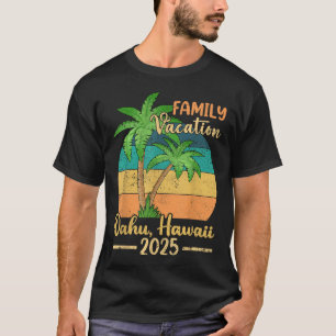 Oahu Hawaii Beach Family Vacation 2025 Summer T-Shirt