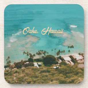 Oahu Hawaii Island Travel Souvenir Coaster