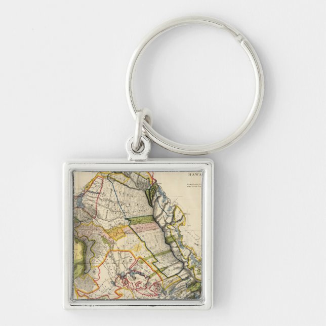 Oahu, Hawaii Key Ring (Front)