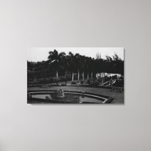 Oahu, Hawaii - L.D.S. Hawaiin Temple in Laie Canvas Print