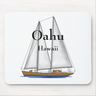 Oahu Hawaii Mouse Mat