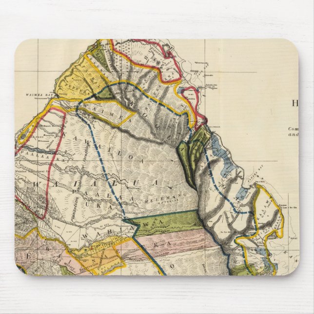 Oahu, Hawaii Mouse Mat (Front)