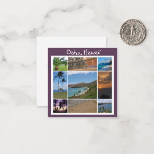 Oahu, Hawaii  Note Card