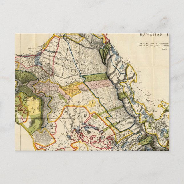 Oahu, Hawaii Postcard (Front)