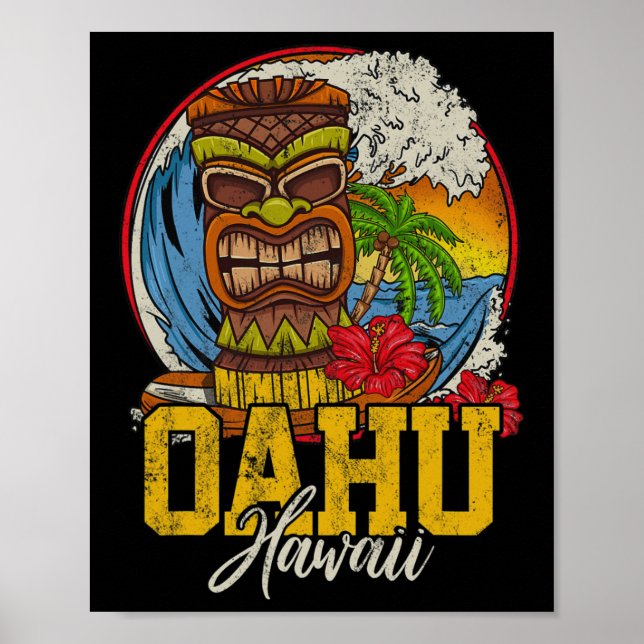 Oahu Hawaii  Poster (Front)