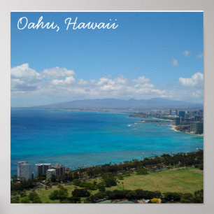 Oahu, Hawaii Poster