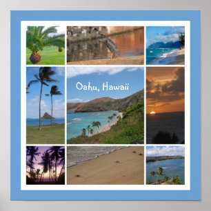 Oahu, Hawaii  Poster