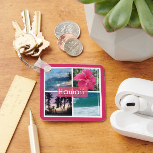 Oahu, Hawaii Seascape Key Ring