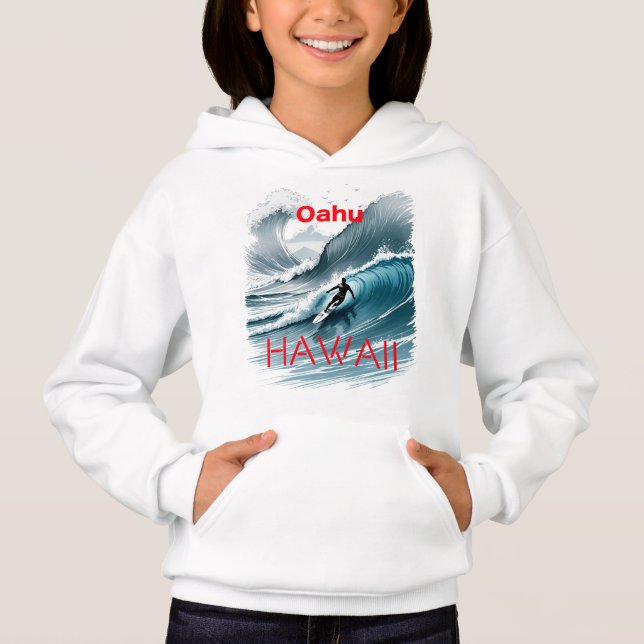 Oahu Hawaii Surfing Wave (Front)
