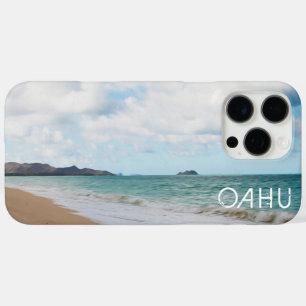 Oahu Hawaii Waves & Beach Oil Paint Digital Art iPhone 16 Pro Max Case