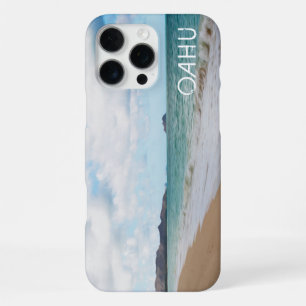 Oahu Hawaii Waves & Beach Oil Paint Digital Art iPhone 16 Pro Max Case