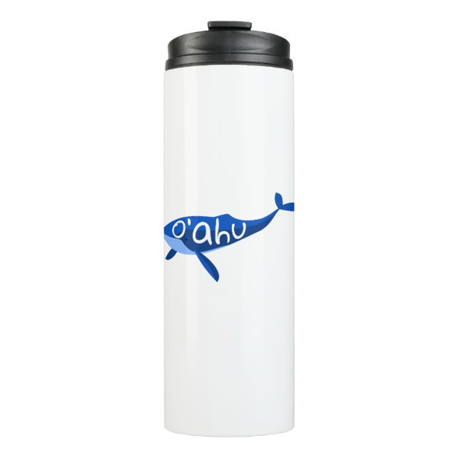 O'ahu Hawaii Whale Thermal Tumbler (Front)