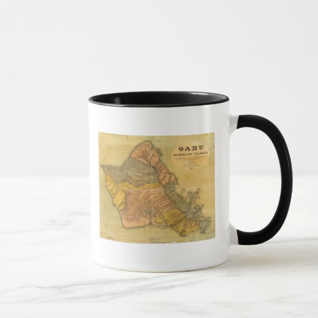 Oahu, Hawaiian Islands Mug (Right)