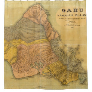 Oahu, Hawaiian Islands Shower Curtain