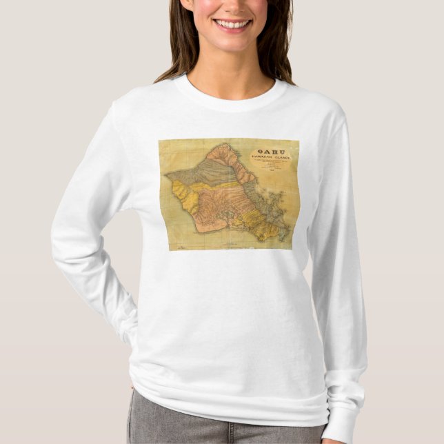 Oahu, Hawaiian Islands T-Shirt (Front)