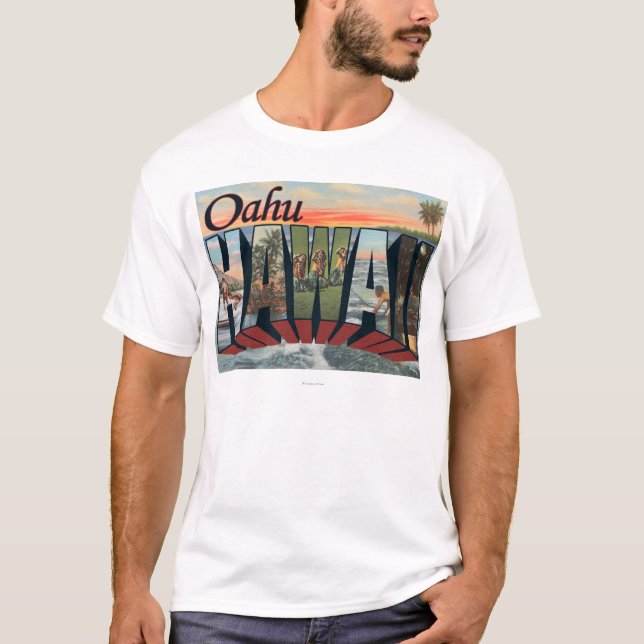 Oahu, HawaiiLarge Letter ScenesOahu, HI T-Shirt (Front)