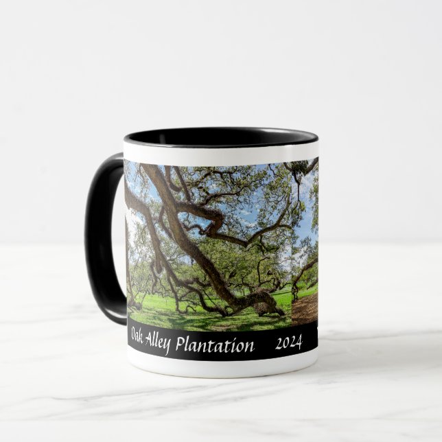 Oak Alley Plantation, Southern Live Oak Trees Mug (Front Left)