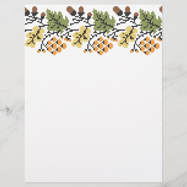 Oak autumnal background (Front)