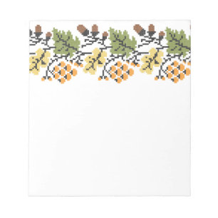 Oak autumnal background notepad