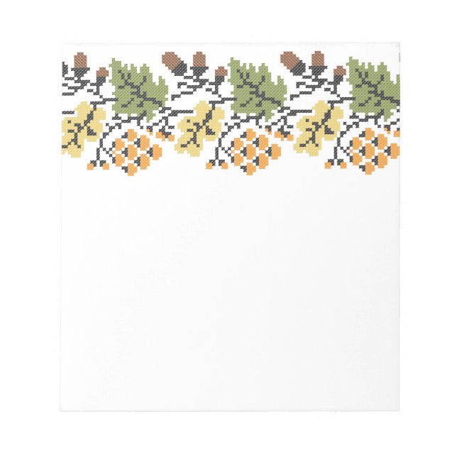 Oak autumnal background notepad (Front)