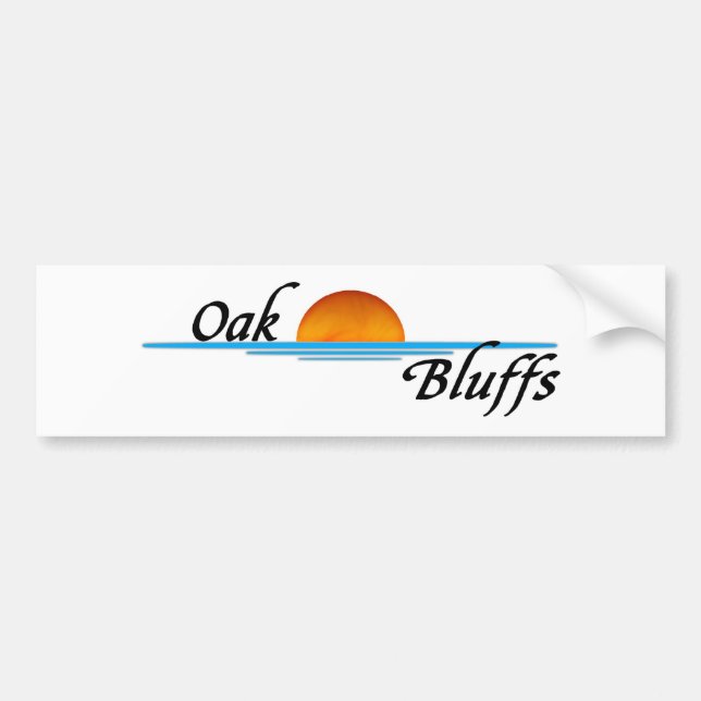 Oak Bluffs Bumper Sticker (Front)
