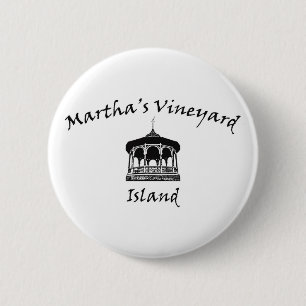 Oak Bluffs Gazebo 6 Cm Round Badge