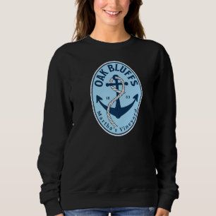 Oak Bluffs Marthas Vineyard Massachusetts Anchor S Sweatshirt