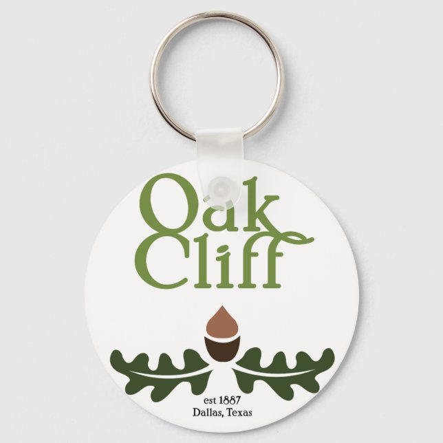 Oak Cliff Historic Keychain (Front)
