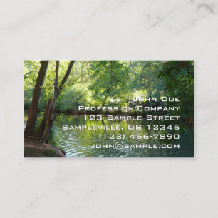 Oak Creek I in Sedona Arizona Nature Photography Business Card