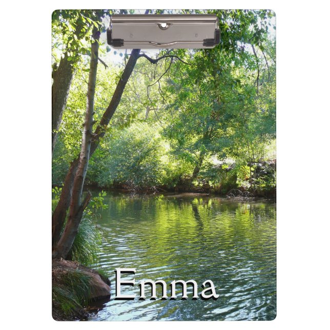 Oak Creek I in Sedona Arizona Nature Photography Clipboard (Front)