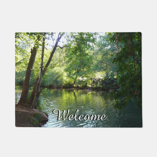 Oak Creek I in Sedona Arizona Nature Photography Doormat (Front)