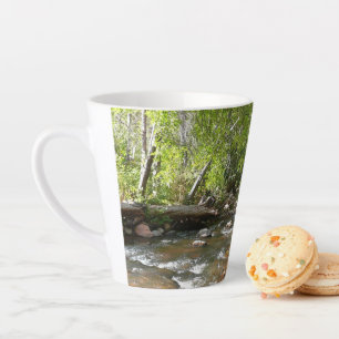 Oak Creek II in Sedona Arizona Nature Photography Latte Mug