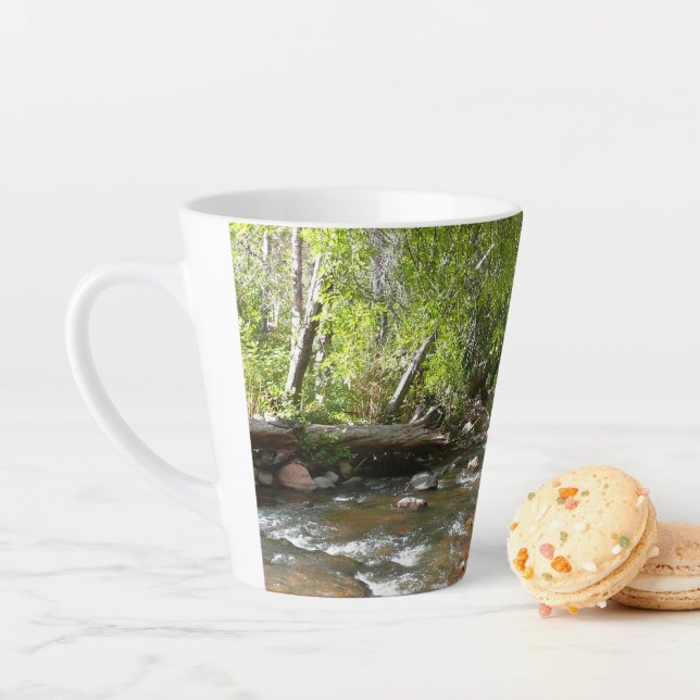 Oak Creek II in Sedona Arizona Nature Photography Latte Mug (In Situ)