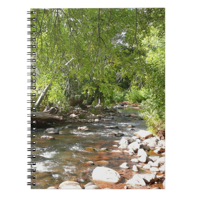 Oak Creek II in Sedona Arizona Nature Photography Notebook (Front)