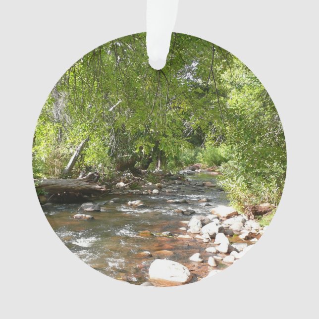 Oak Creek II in Sedona Arizona Nature Photography Ornament (Front)