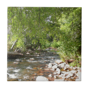Oak Creek II in Sedona Arizona Nature Photography Tile