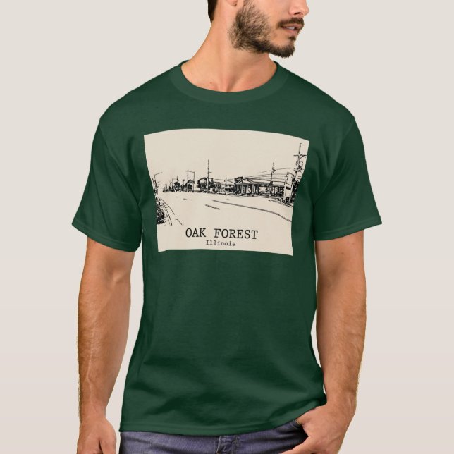 Oak Forest Illinois T-Shirt (Front)