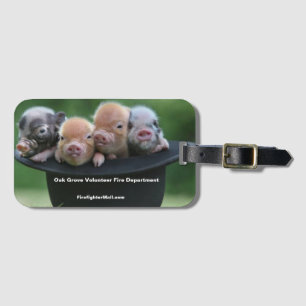 Oak Grove VFD Pigs In A Hat Bag Tag