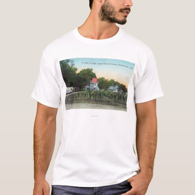 Oak Grove Villa SceneEl Verano, CA T-Shirt (Front)