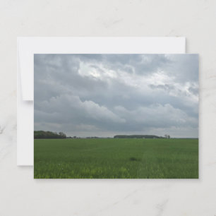 Oak Harbour, Ohio - Before the Storm Postcard